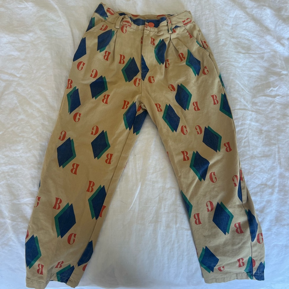 Bono Chooses Diamond Allover Chino Trousers Size 8